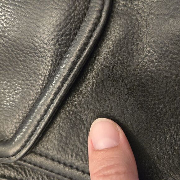 fossil black pebble leather crossbody Small Purse - Picture 3 of 11